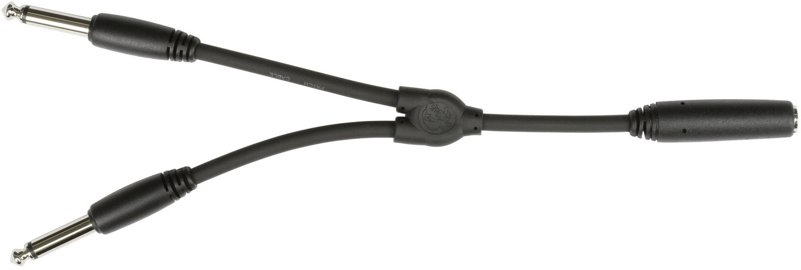 Pig Hog Mono 1/4" TS Female to Dual Mono 1/4" TS Male Y-Cable, 6 inch, view