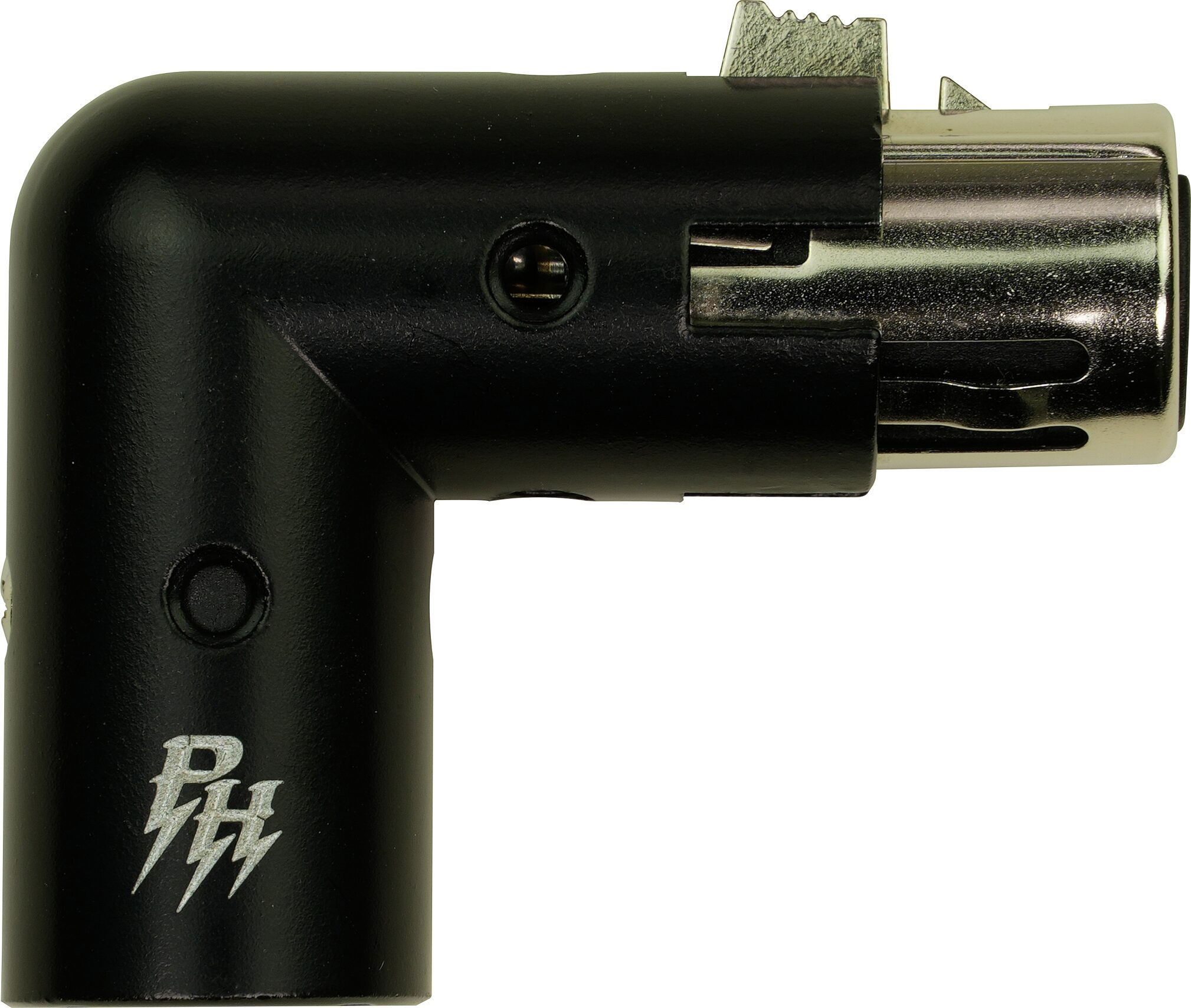 Pig Hog PA-XMRTXF Right Angle XLR Adapter, New, Action Position Back