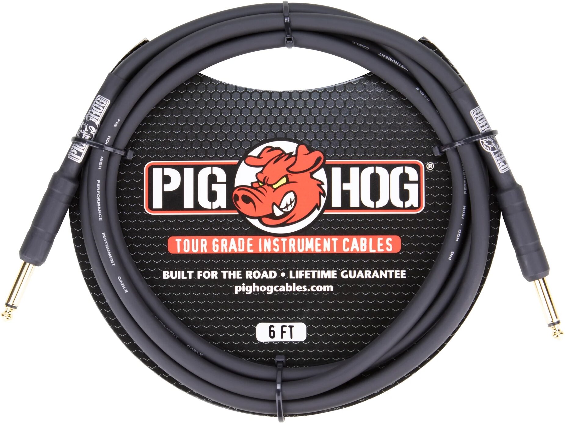 Pig Hog Instrument Cable, 6 foot, Main