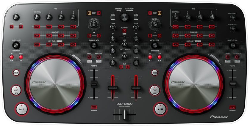 Pioneer DDJ-ERGO Compact DJ Controller | zZounds