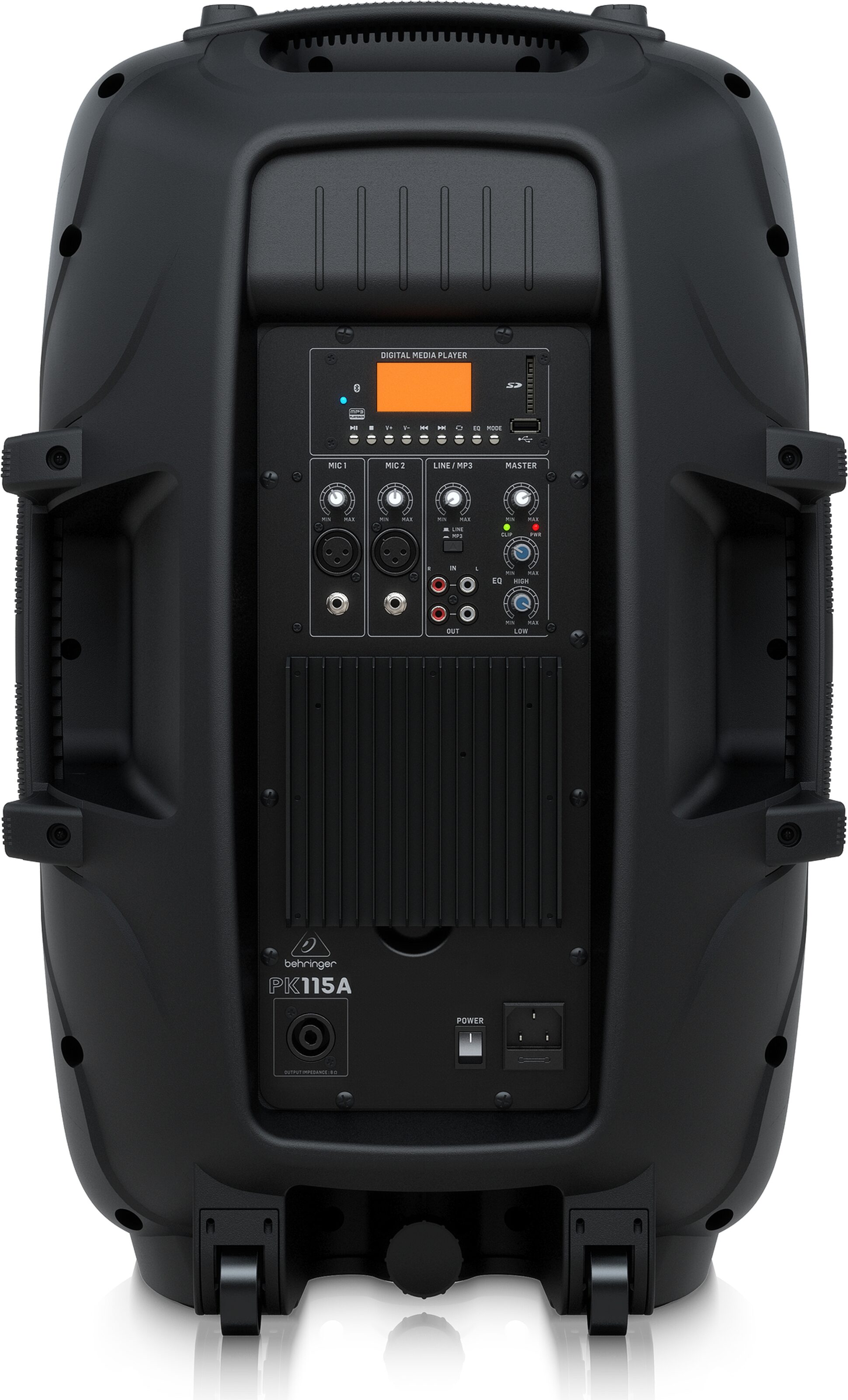 Behringer PK115A Active PA Speaker System, Action Position Back