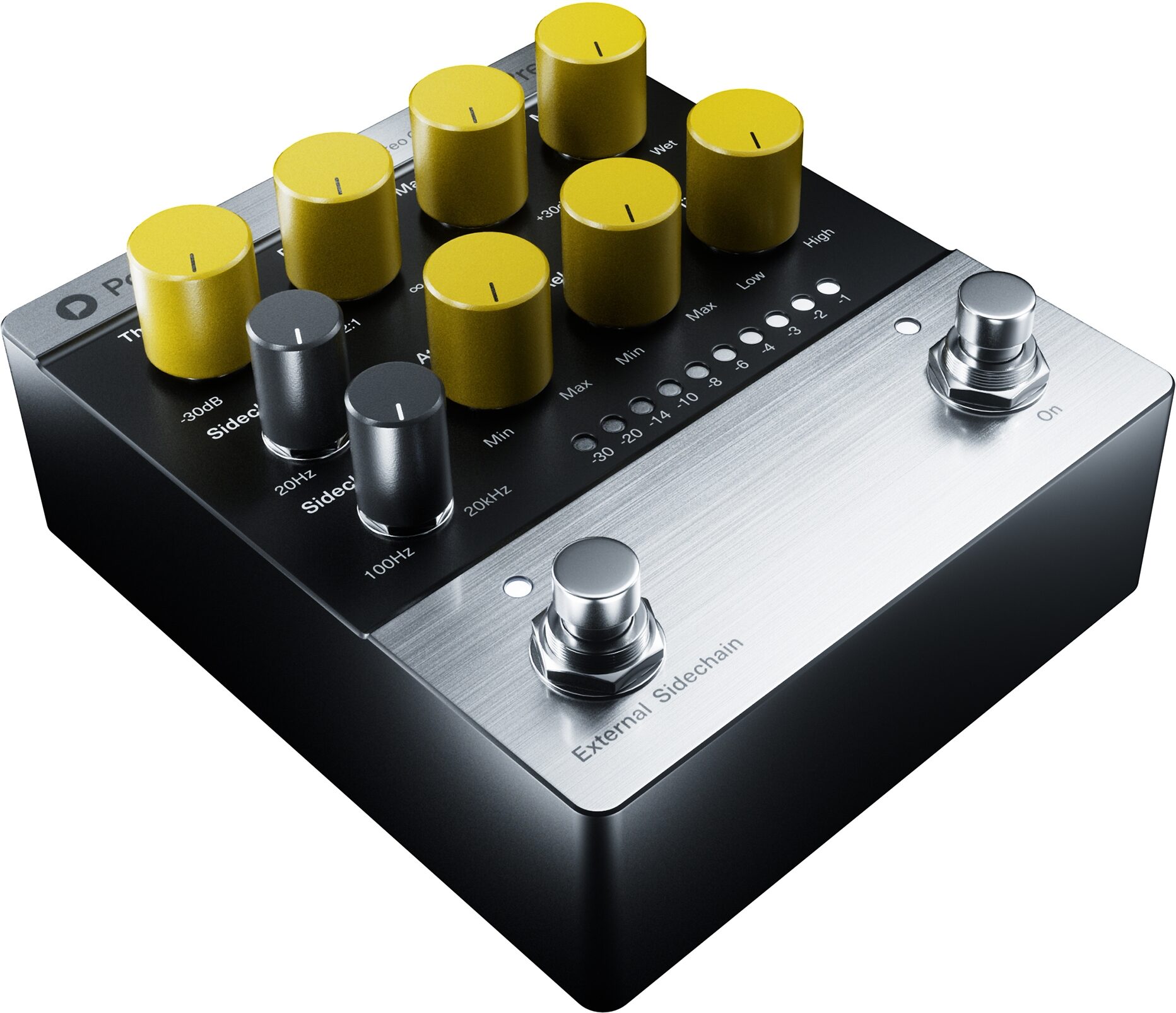Polyend Press Analog Stereo Compressor, New, Action Position Back