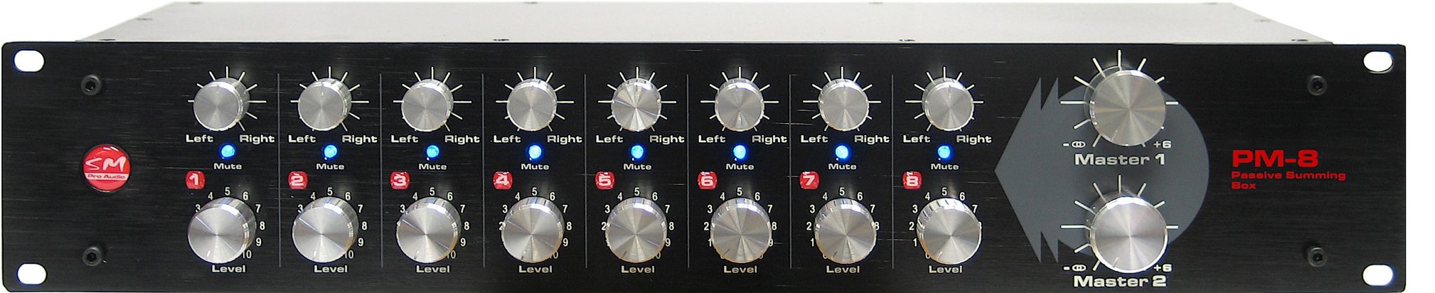 SM Pro Audio PM8 8-Channel Passive Summing Mixer, Main