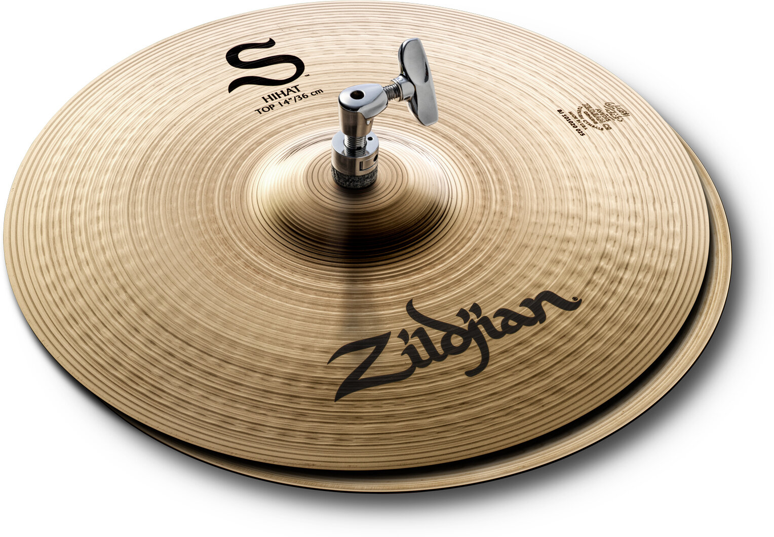 Zildjian S Extended Cymbal Set, 14H/16/18C/20R/10-16EFX, Action Position Back