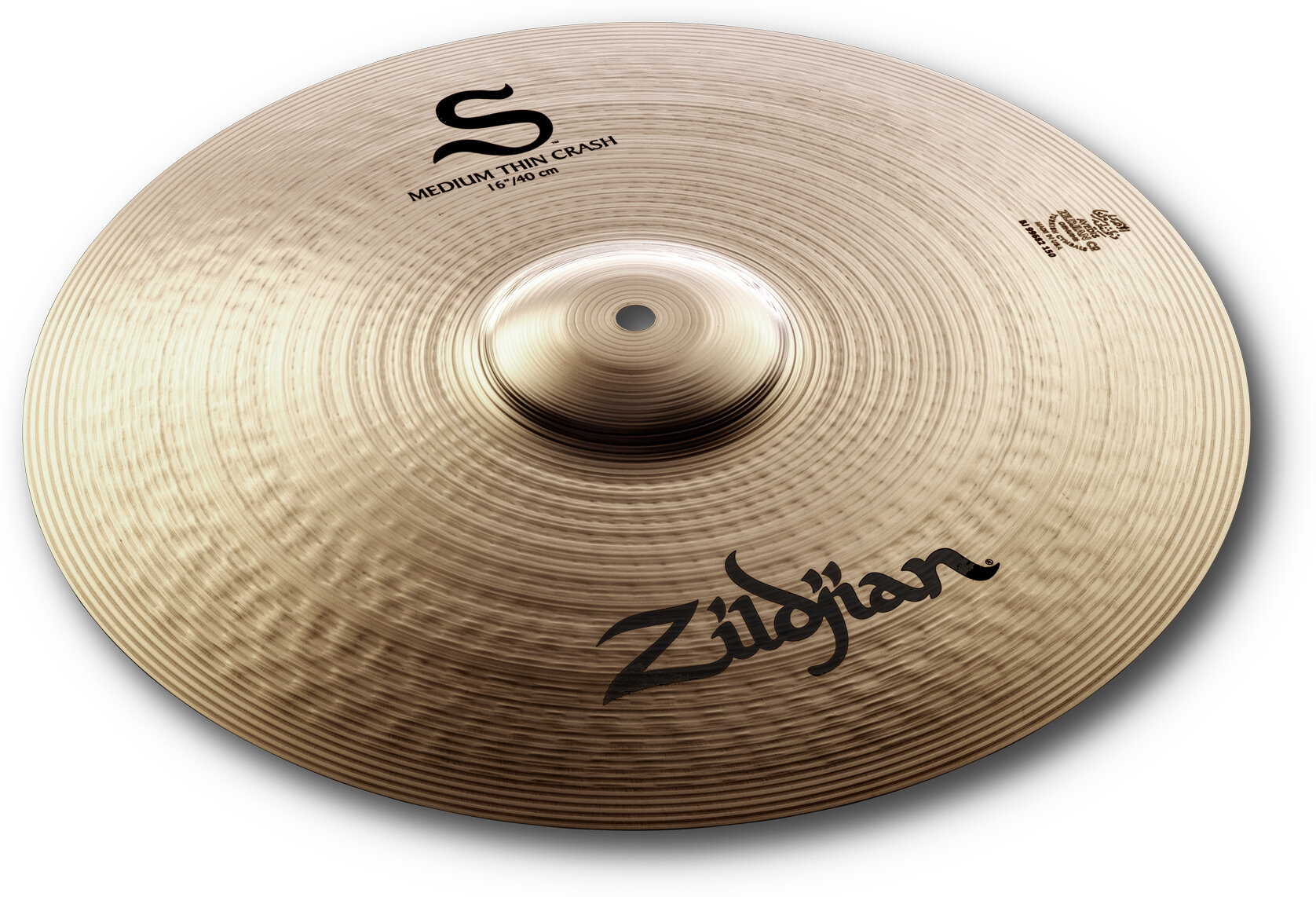 Zildjian S Extended Cymbal Set, 14H/16/18C/20R/10-16EFX, Action Position Back
