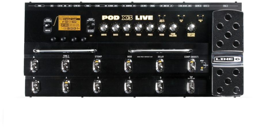 Line 6 POD X3 Live Floor Guitar Modeling Processor | zZounds