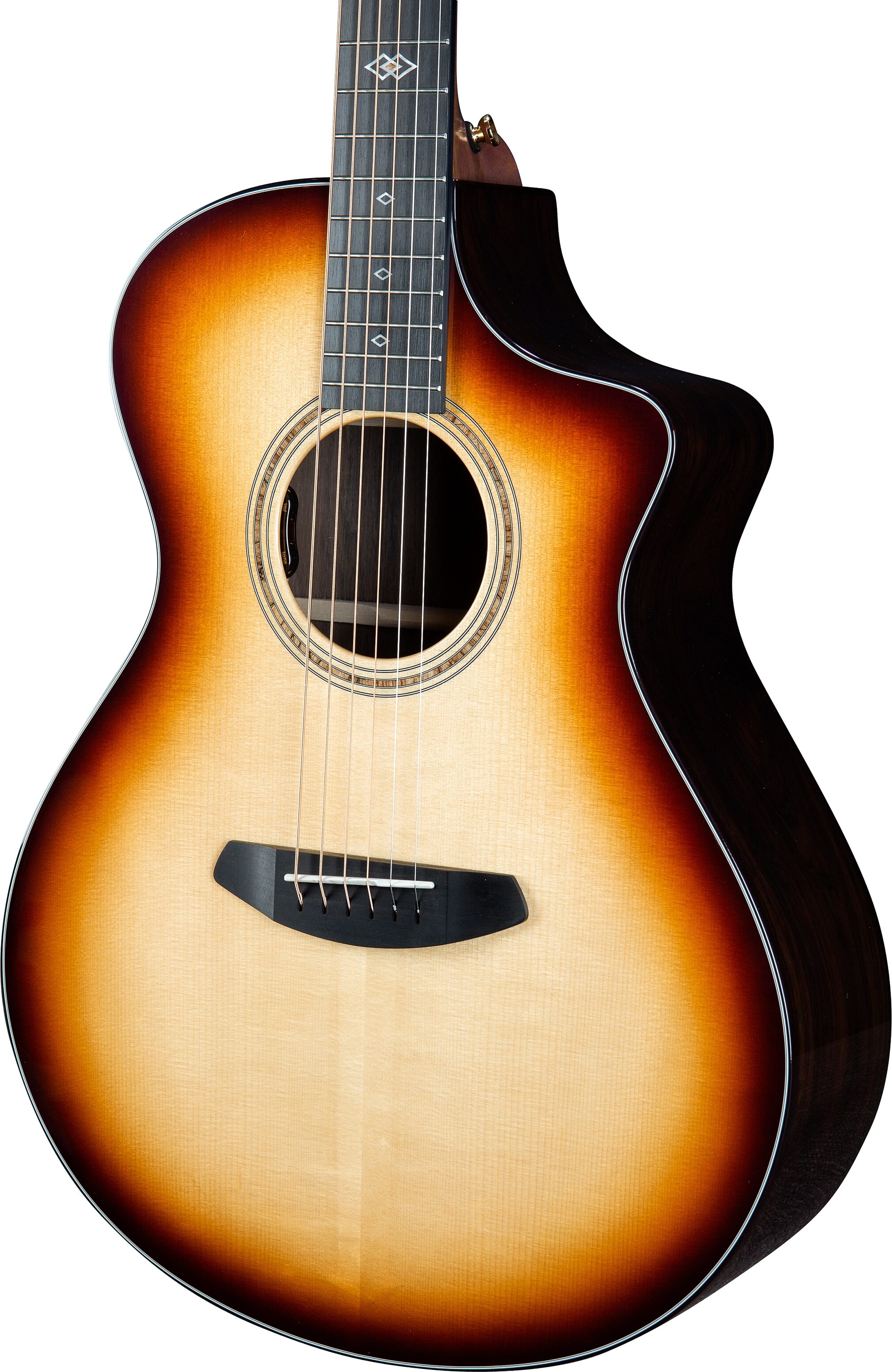 Breedlove Limited Edition Premier Concert Brazilian Rosewood CE Acoustic-Electric Guitar (with Case), Action Position Back