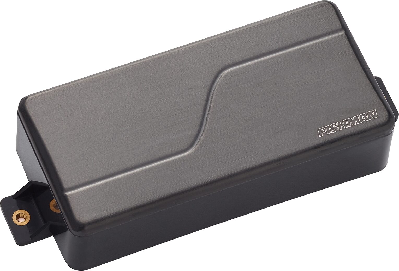 Fishman Fluence Modern Alnico 7-String Electric Guitar Pickup, Brushed Black Nickel, Angled Front