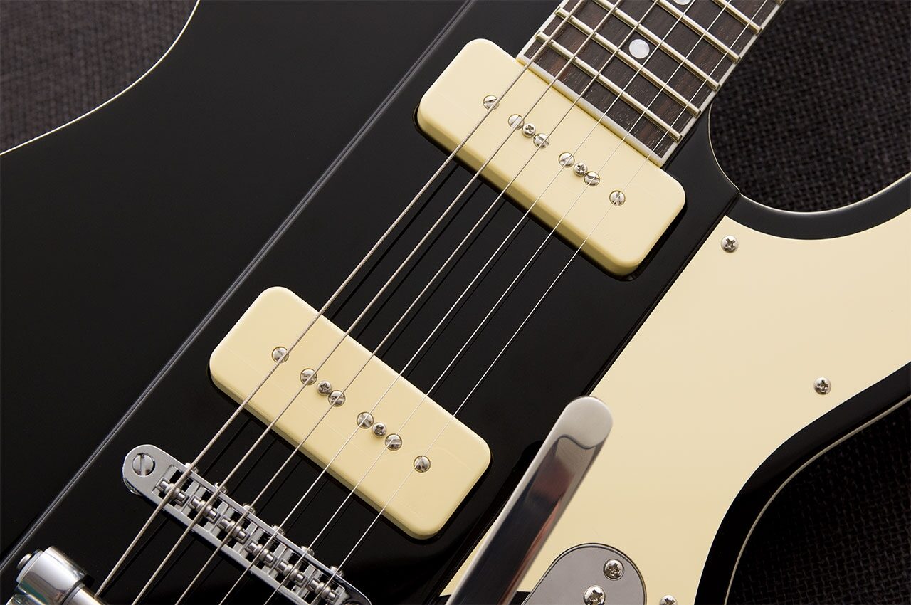 Fishman Fluence P90 Classic Electric Guitar Pickup Set, Cream, Action Position Back