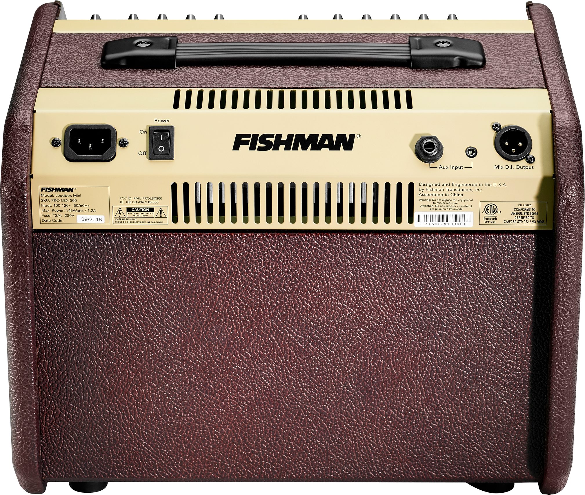 Fishman Loudbox Mini Acoustic Guitar Combo Amplifier with Bluetooth (60  Watts)