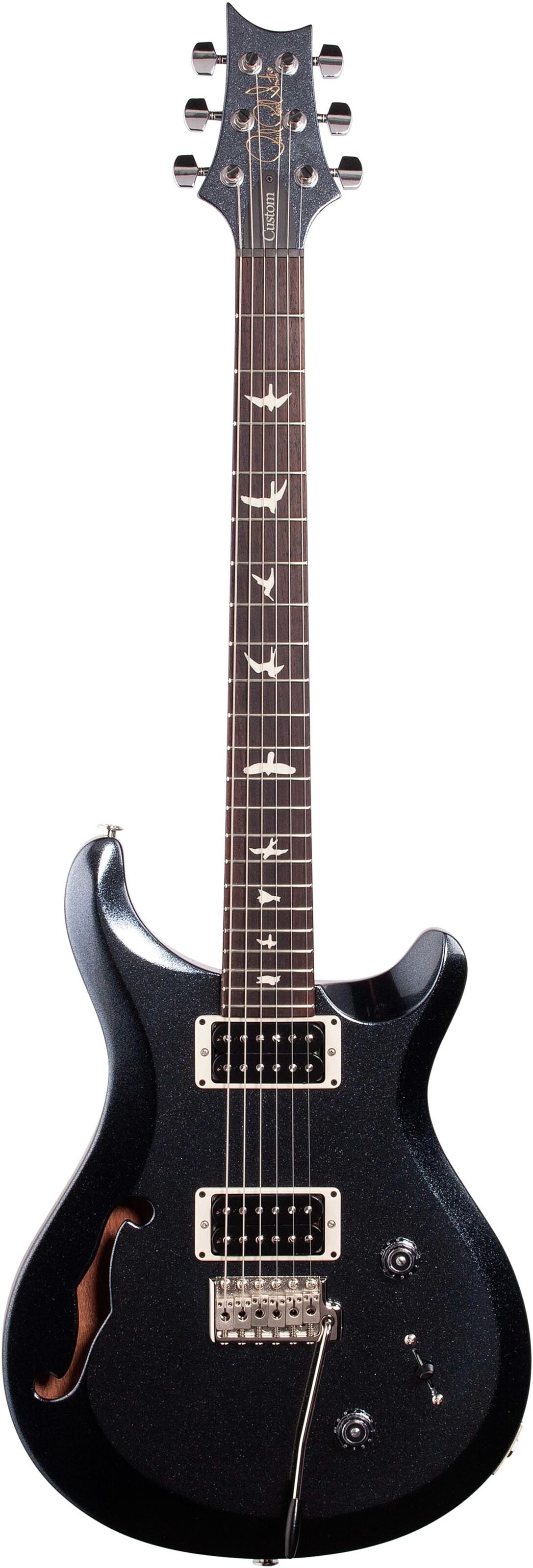 PRS Paul Reed Smith S2 Custom 22 Semi-Hollowbody Electric Guitar (with Gig Bag), Action Position Back