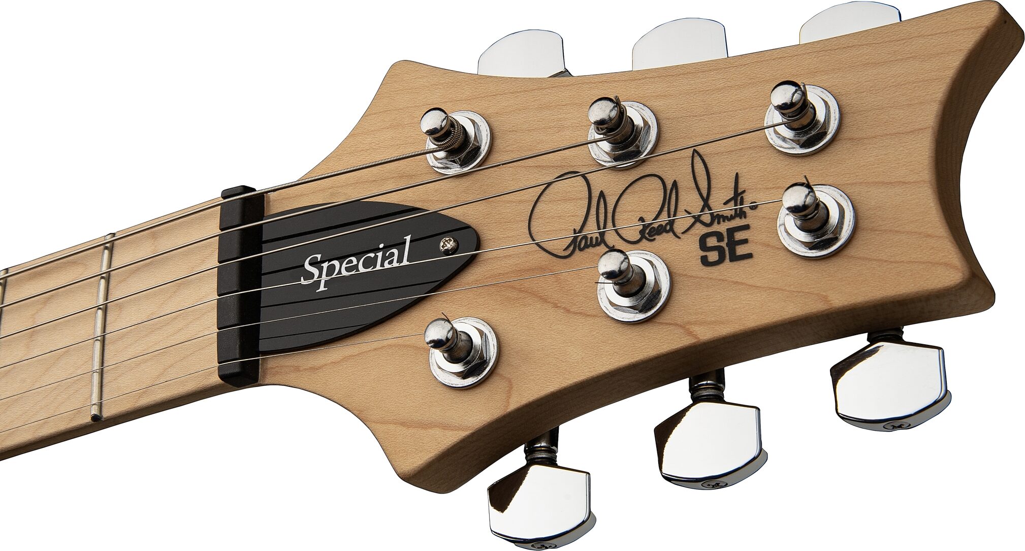 PRS Paul Reed Smith SE Swamp Ash Special Electric Guitar (with Gig Bag), Iris Blue, Blemished, Action Position Back