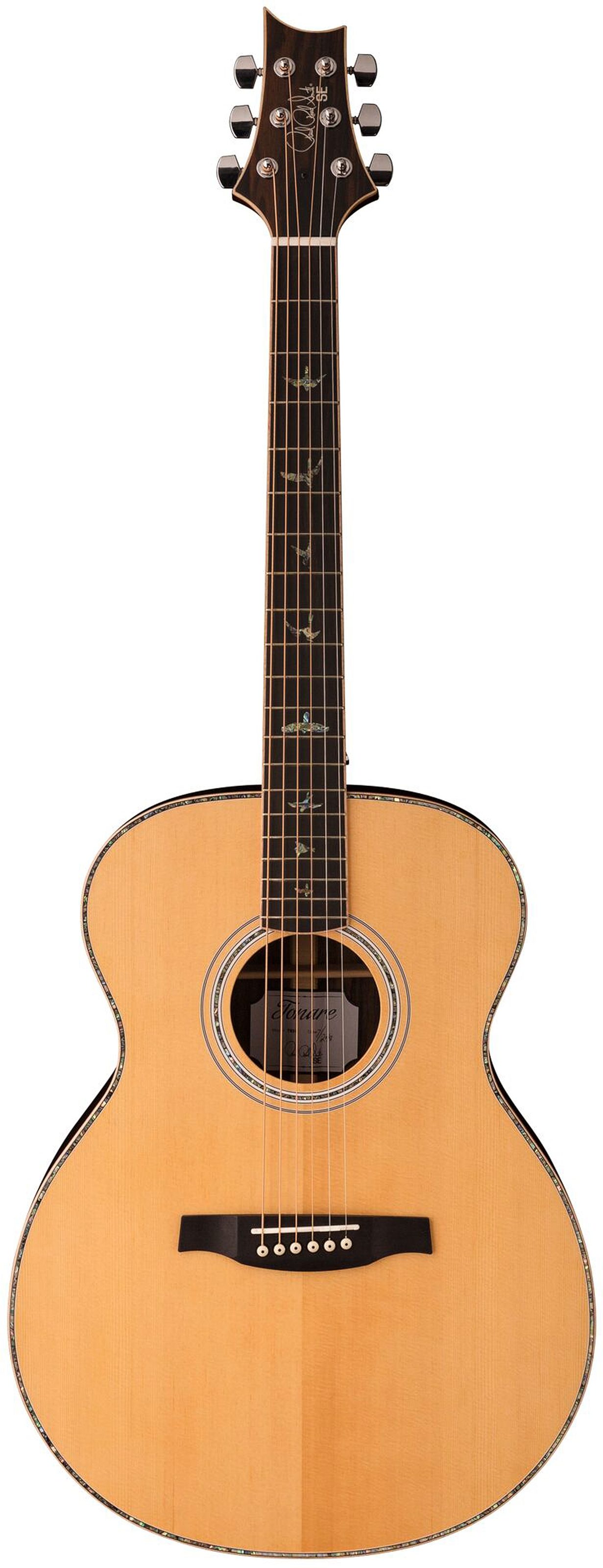 PRS Paul Reed Smith SE Tonare T60E Acoustic-Electric Guitar (with Case), Natural, Open Box (Very Good), Action Position Back