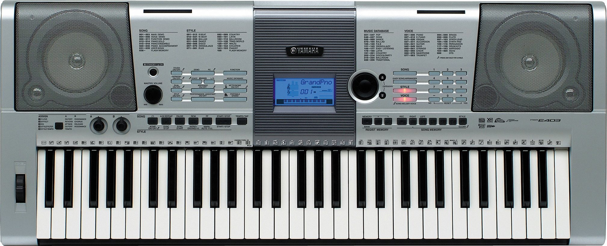 Yamaha PSRE403 61-Key Digital Keyboard | zZounds