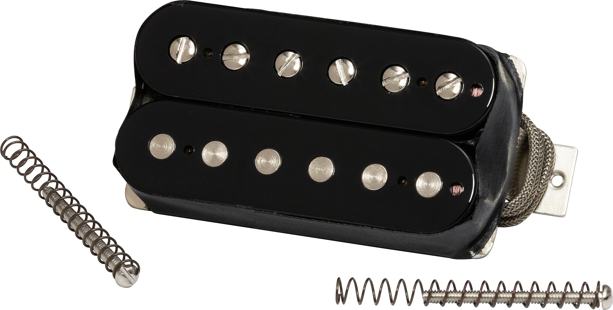 Gibson Custombucker Electric Guitar Pickup, Double Black, Action Position Front