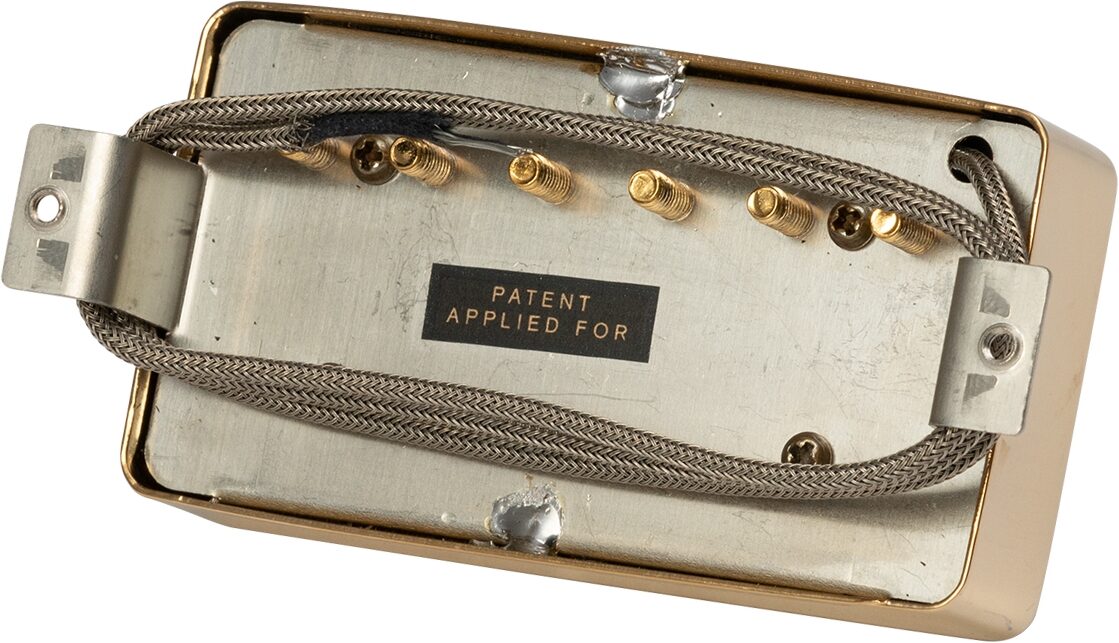 Gibson Custombucker Underwound Electric Guitar Pickup, Gold Cover, Action Position Back
