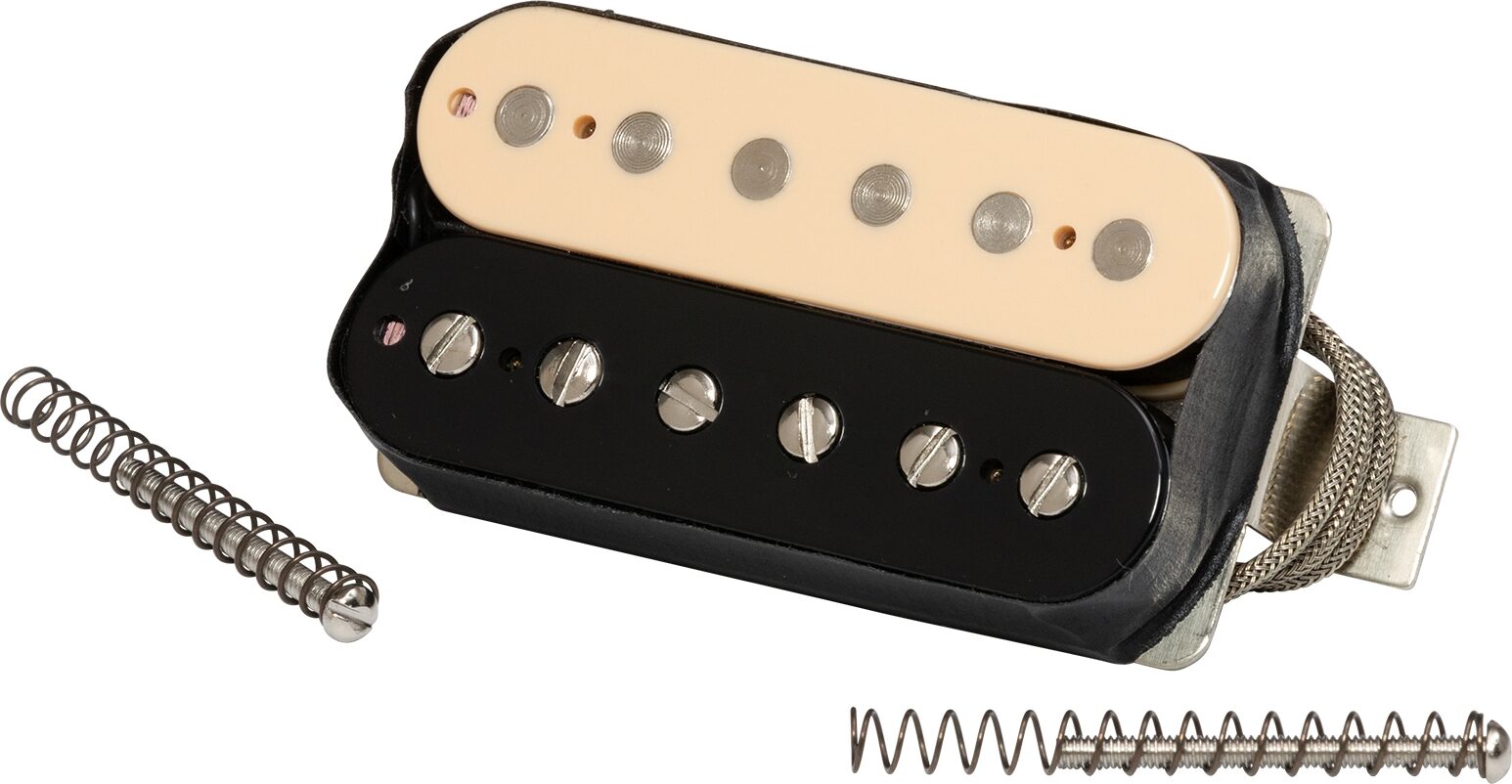 Gibson Custombucker Electric Guitar Pickup, Zebra, Action Position Back