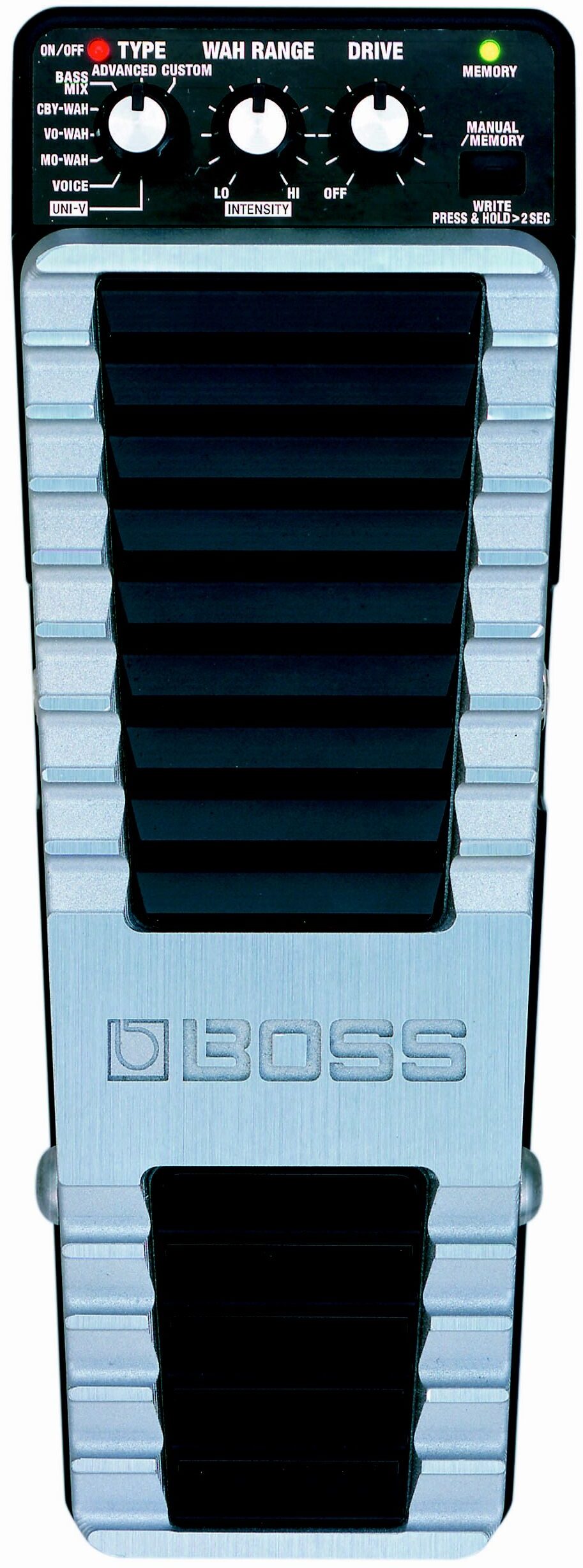 Boss PW-10 V-Wah Effects Pedal, Top