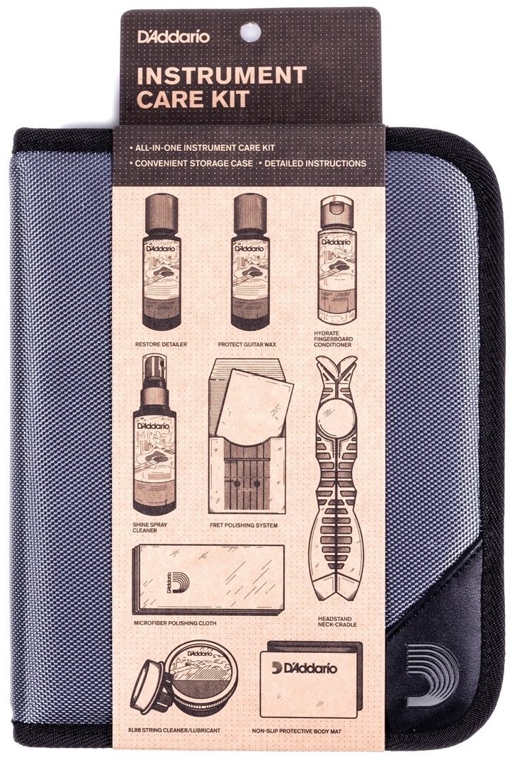 D'Addario PW-ECK-01 Premium Instrument Care Kit, ve