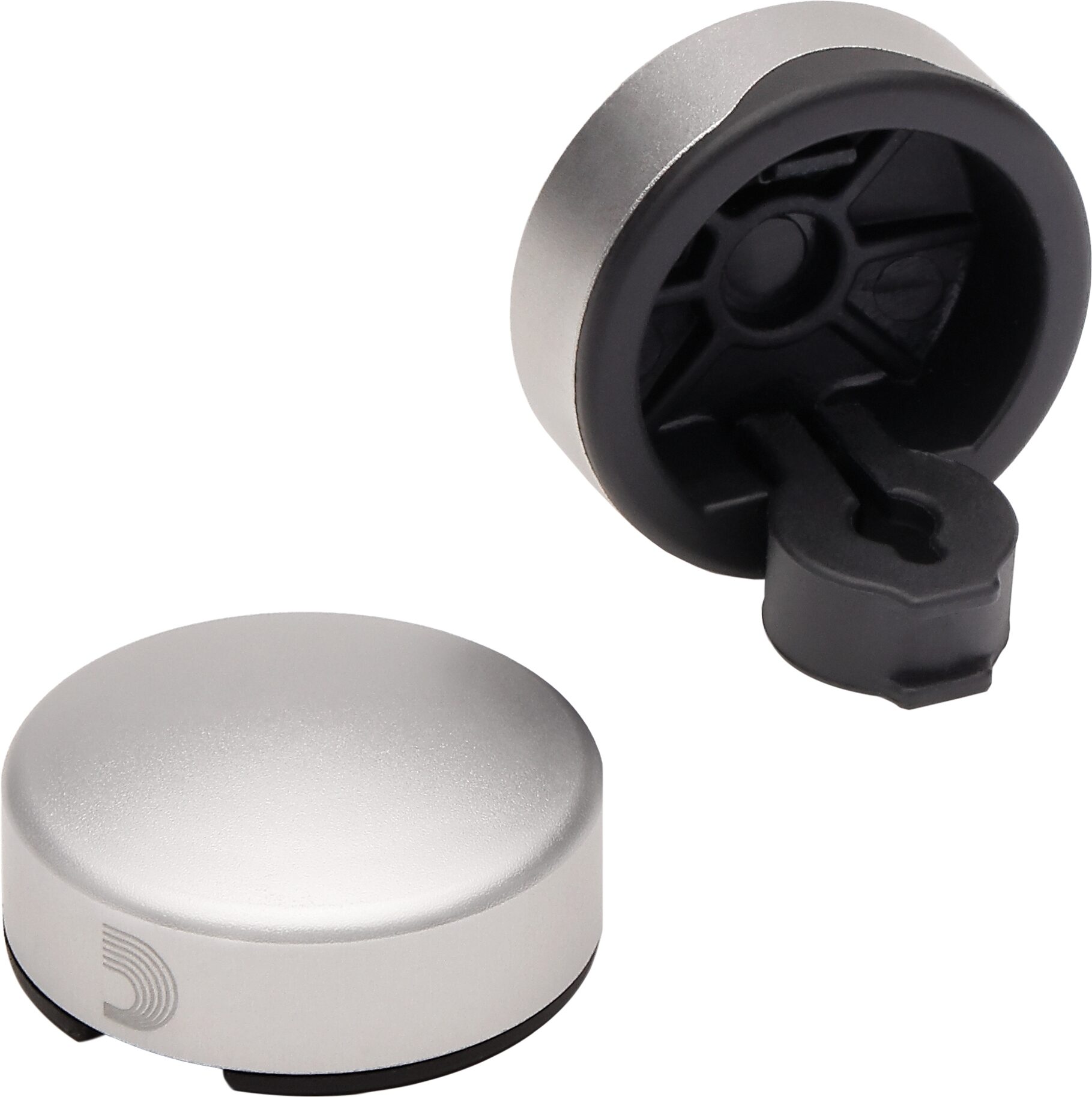 D'Addario XPND Footswitch Topper, Silver, 2-Pack, Main Back