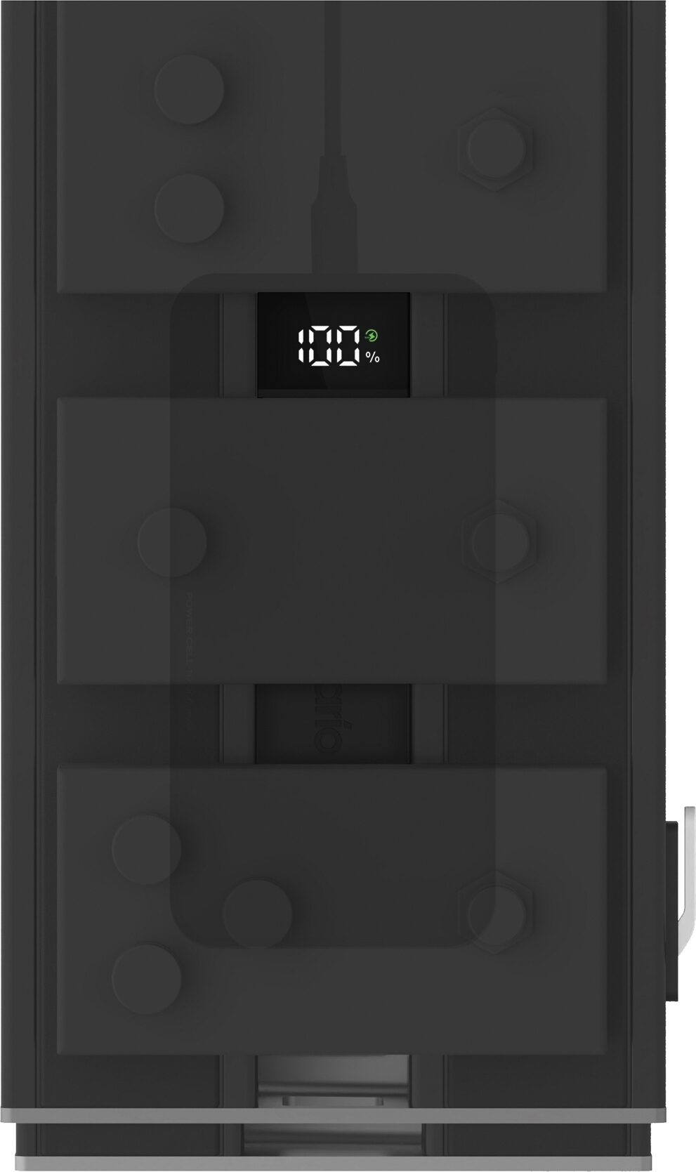 D'Addario XPND Portable Power Cell, Open Box (Like New), Action Position Back