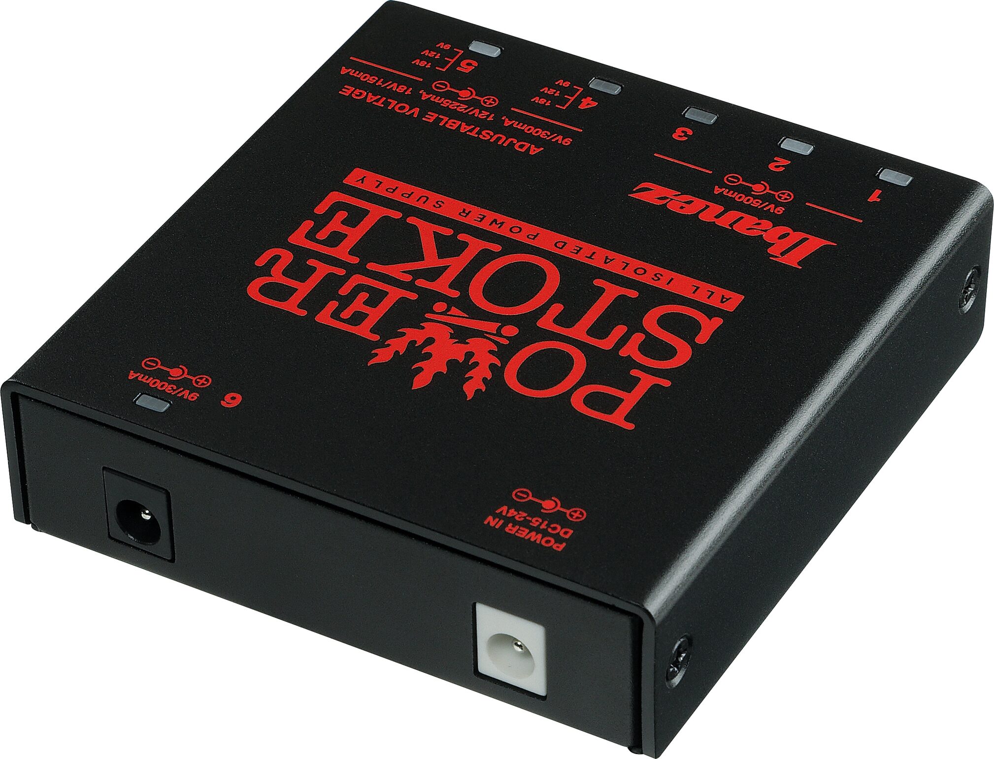 Ibanez Powerstroke Guitar Pedal Power Supply, New, Action Position Back