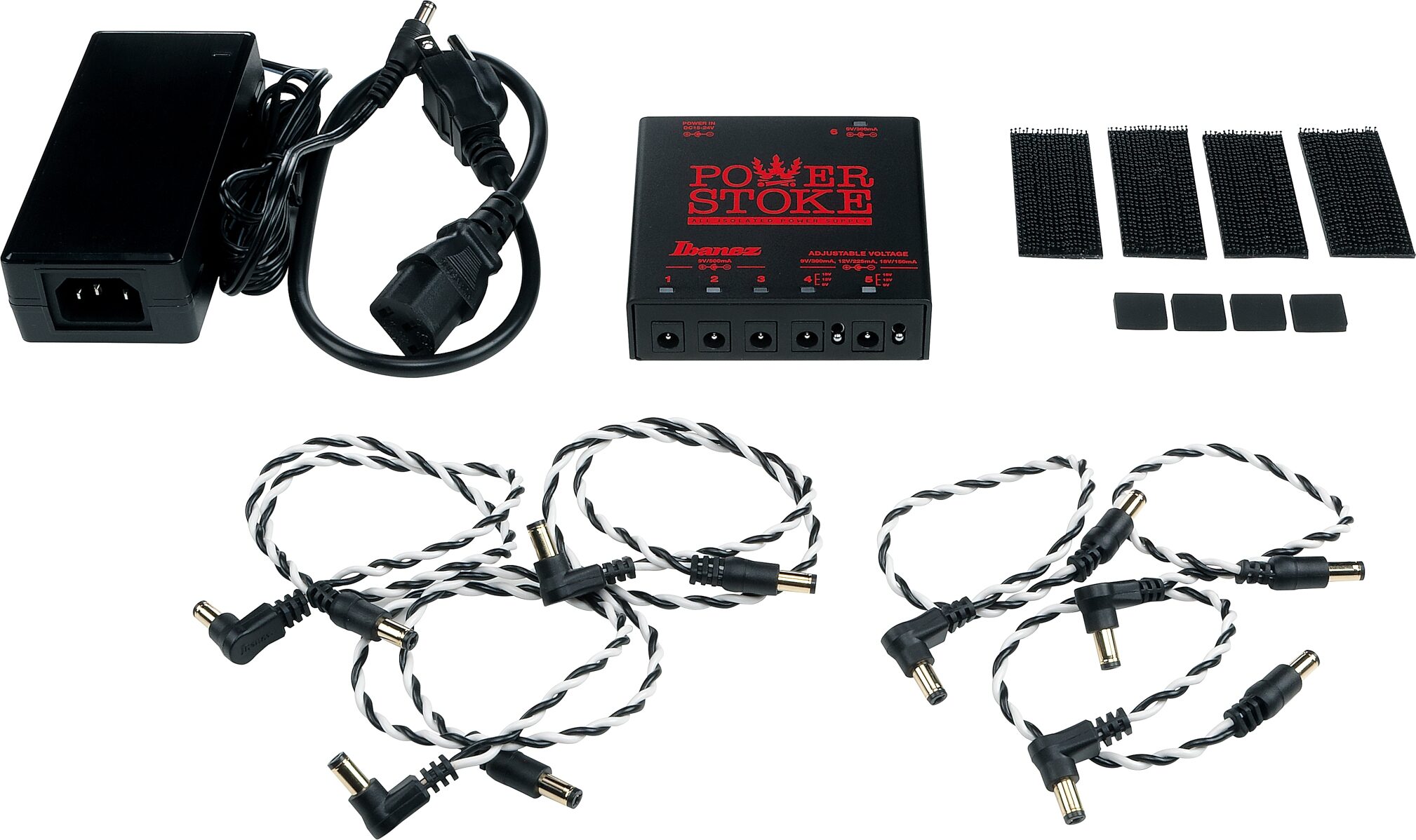 Ibanez Powerstroke Guitar Pedal Power Supply, New, Action Position Back