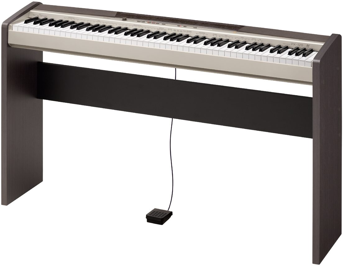 シロクマ兄弟楽器HR24 【鍵盤美品】CASIO  privia px-120  電子ピアノ
