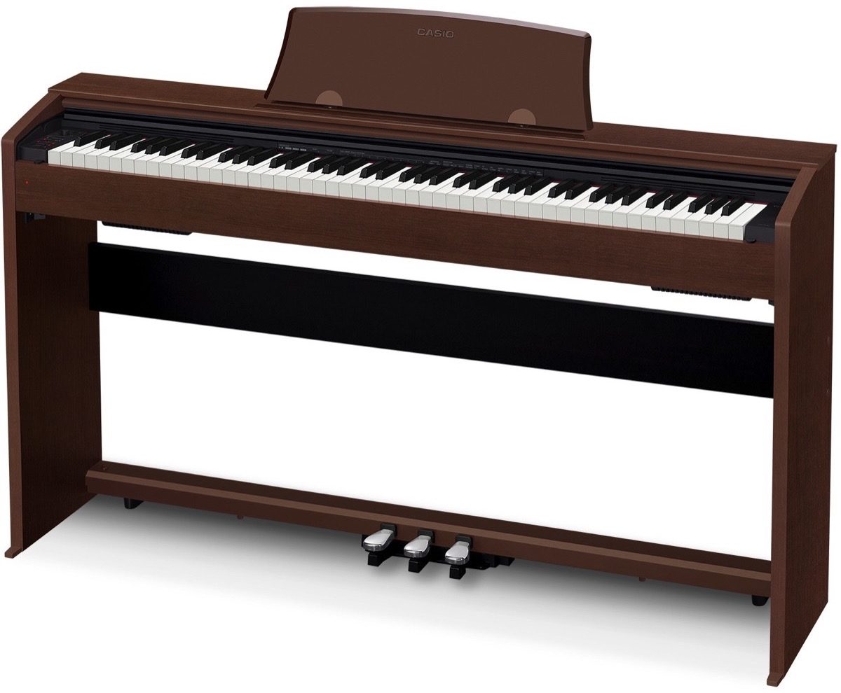 Casio PX-770 Privia Digital Piano, Brown, Alt