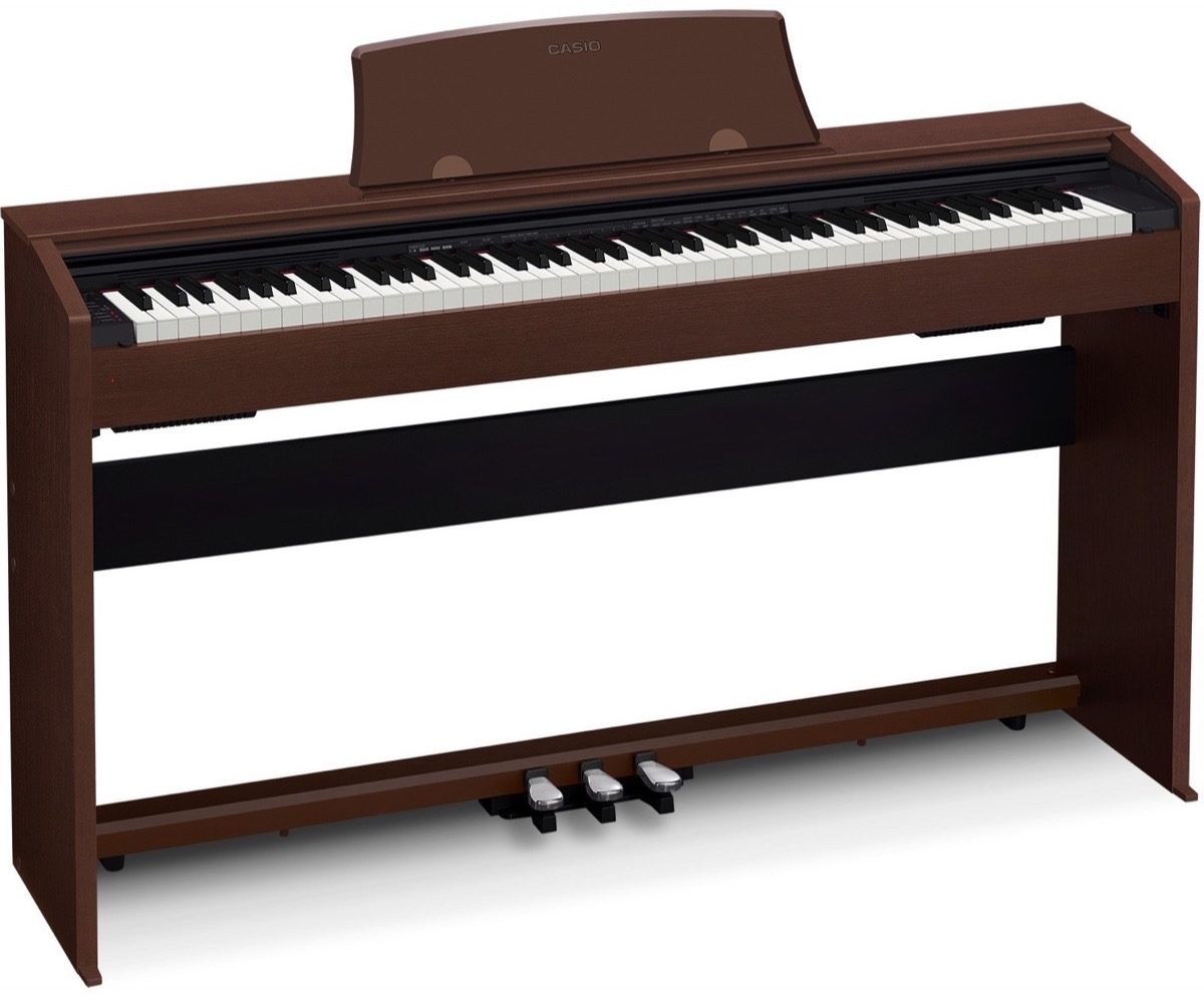 Casio PX-770 Privia Digital Piano, Brown, Alt