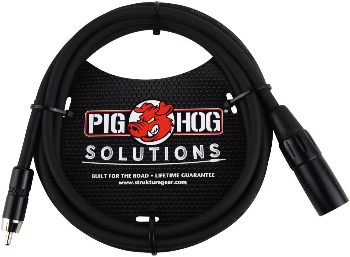 Pig Hog XLR (Male) to RCA Cable, 6 foot, Main