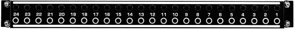 Behringer PX1000 48-Point Balanced Patch Bay, Back