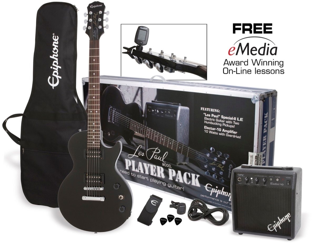 Fremmed Continental tvivl Epiphone Les Paul Special II Player Pack Electric Guitar Package
