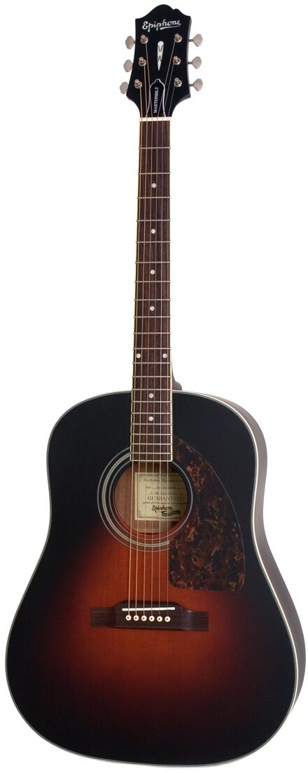 Epiphone Masterbilt AJ-500ME Acoustic-Electric Guitar, Vintage Sunburst