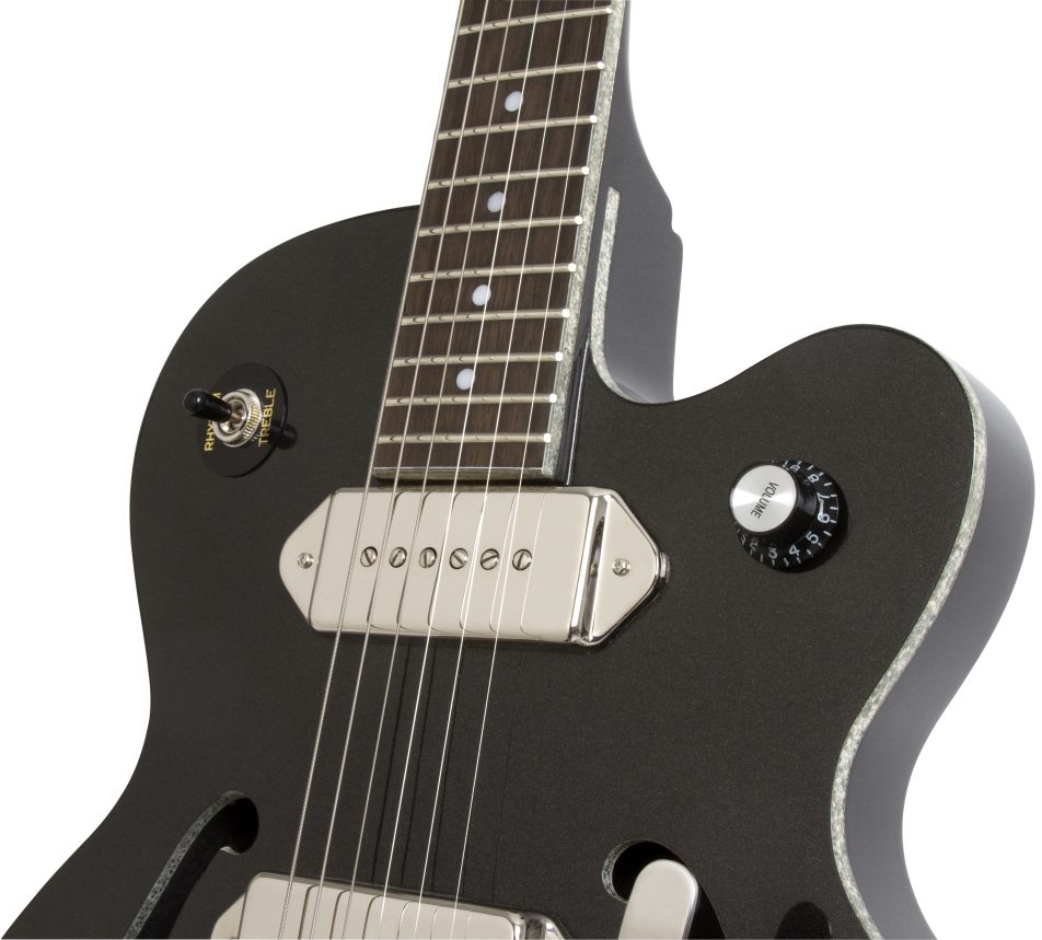 Epiphone Limited Edition Wildkat Electric Guitar, Black Royale Neck