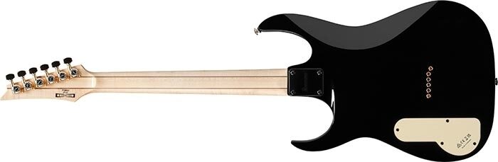 Ibanez PGM50 Paul Gilbert Premium Electric Guitar (with Gig Bag), Black, Action Position Back