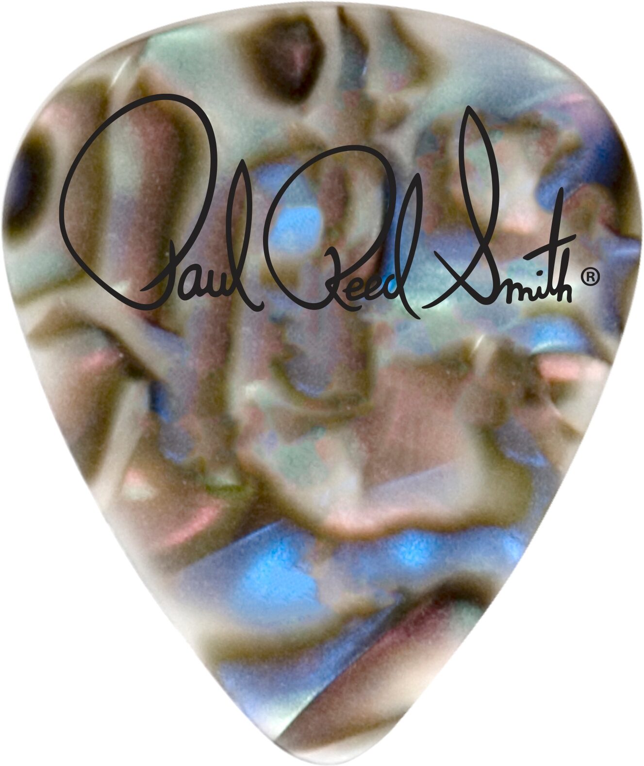 PRS Paul Reed Smith Celluloid Picks (12-Pack), Abalone Shell, Heavy, Action Position Back