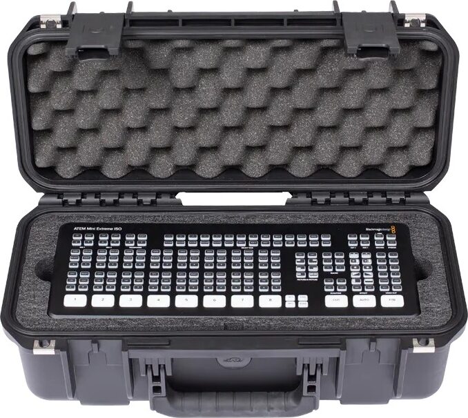 SKB iSeries 1706-6 Blackmagic Design ATEM Mini Extreme Case, 3i-17066ATM, Action Position Back