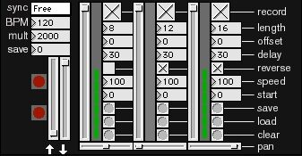 Cycling '74 Pluggo 3.1 VST MAS RTAS (Macintosh), Filter-Delay - PlugLoop