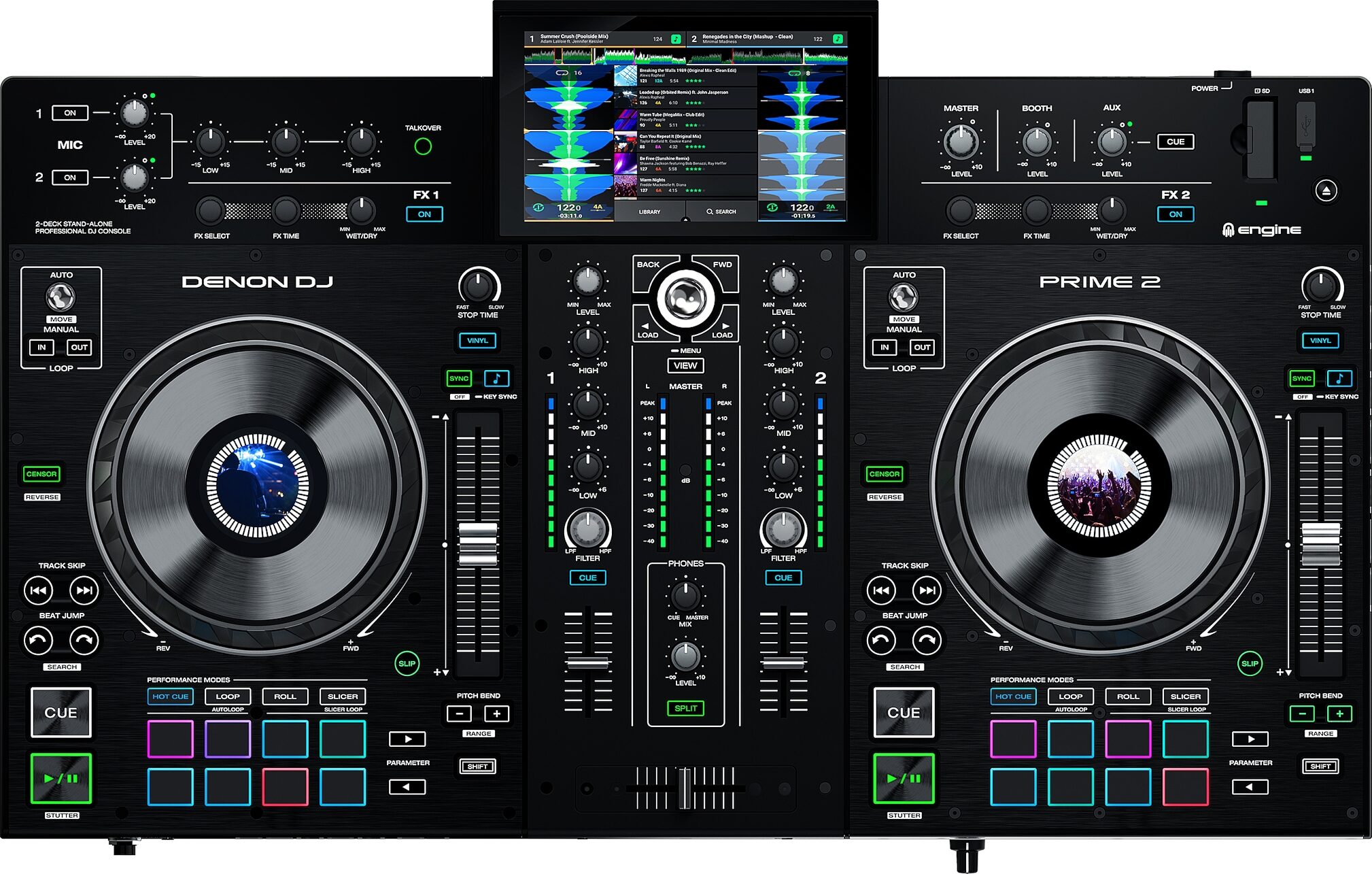 Denon DJ Prime 2 Standalone DJ System | zZounds