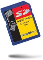 SimpleTech Secure Digital Flash Memory Card, Main