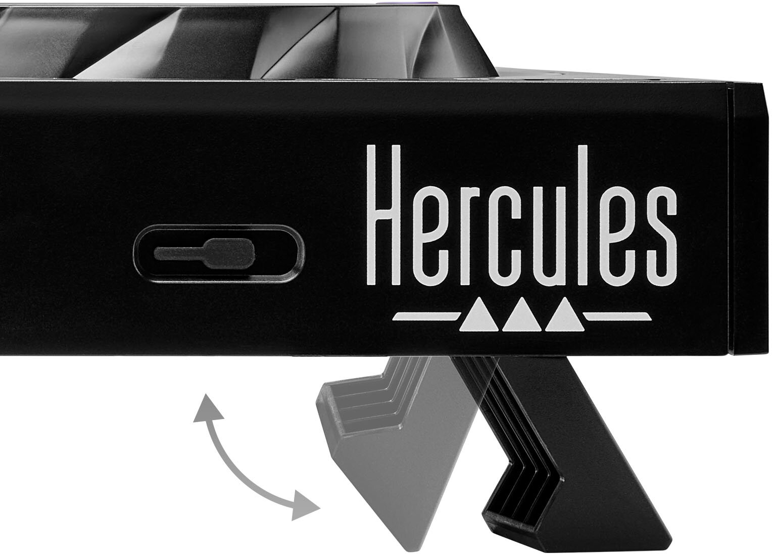 Hercules DJControl Inpulse 500 DJ Controller, Limited-Edition Silver, with Included Carry Case, Detail