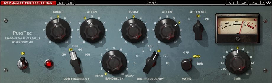 Waves Native JJP Software Plugin Bundle, PuigTec EP-1A