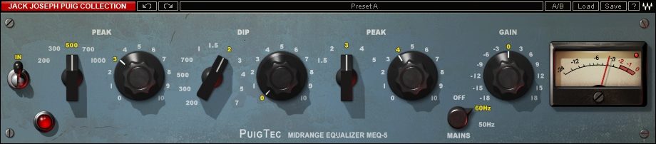 Waves Native JJP Software Plugin Bundle, PuigTec MEQ-5