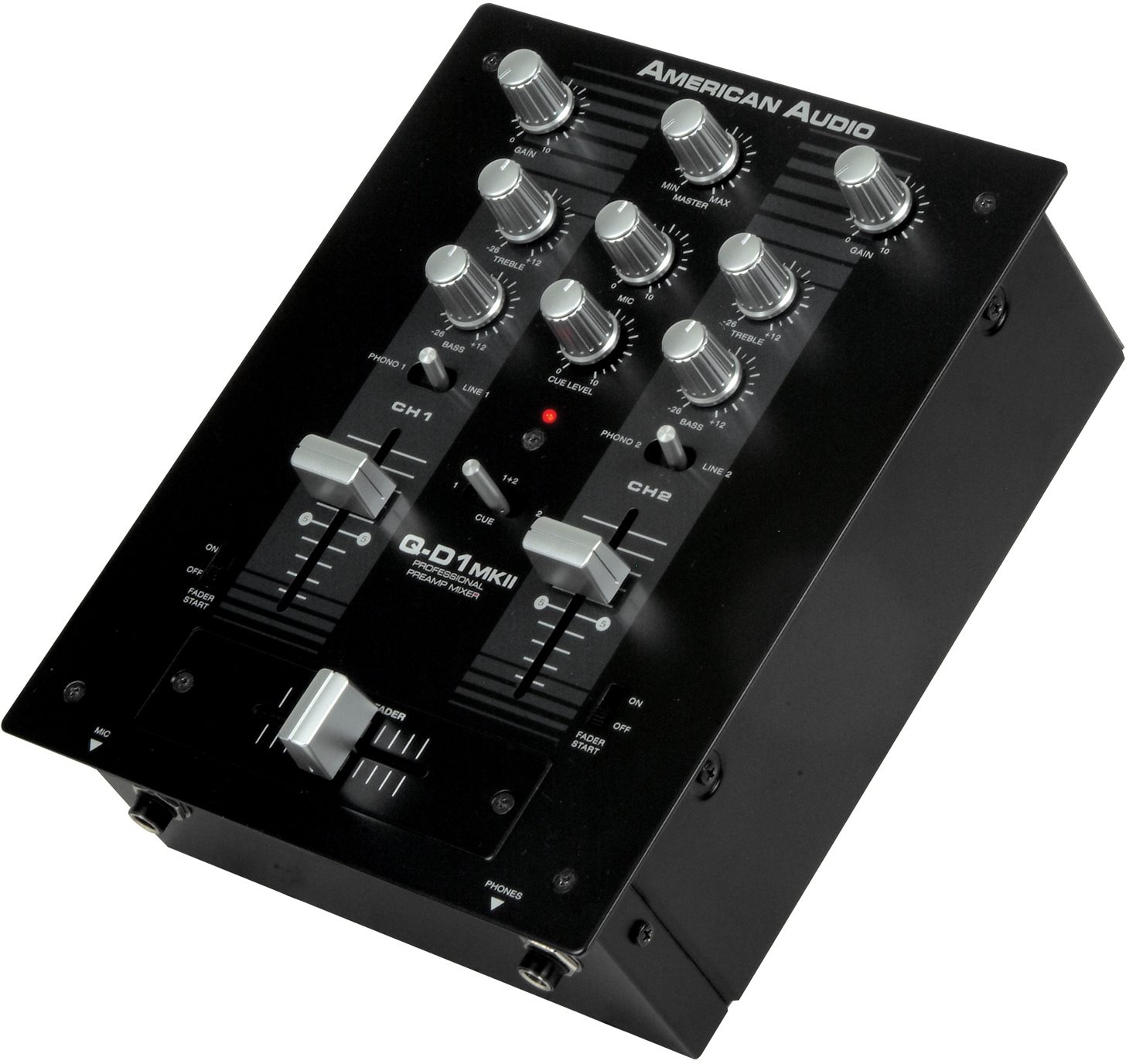 American Audio QD1 MKII Professional Preamp DJ Mixer | zZounds