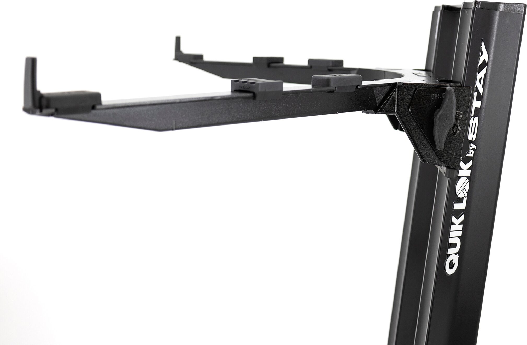 Quik Lok by Stay Piano 700 Keyboard Stand, Black, Action Position Back