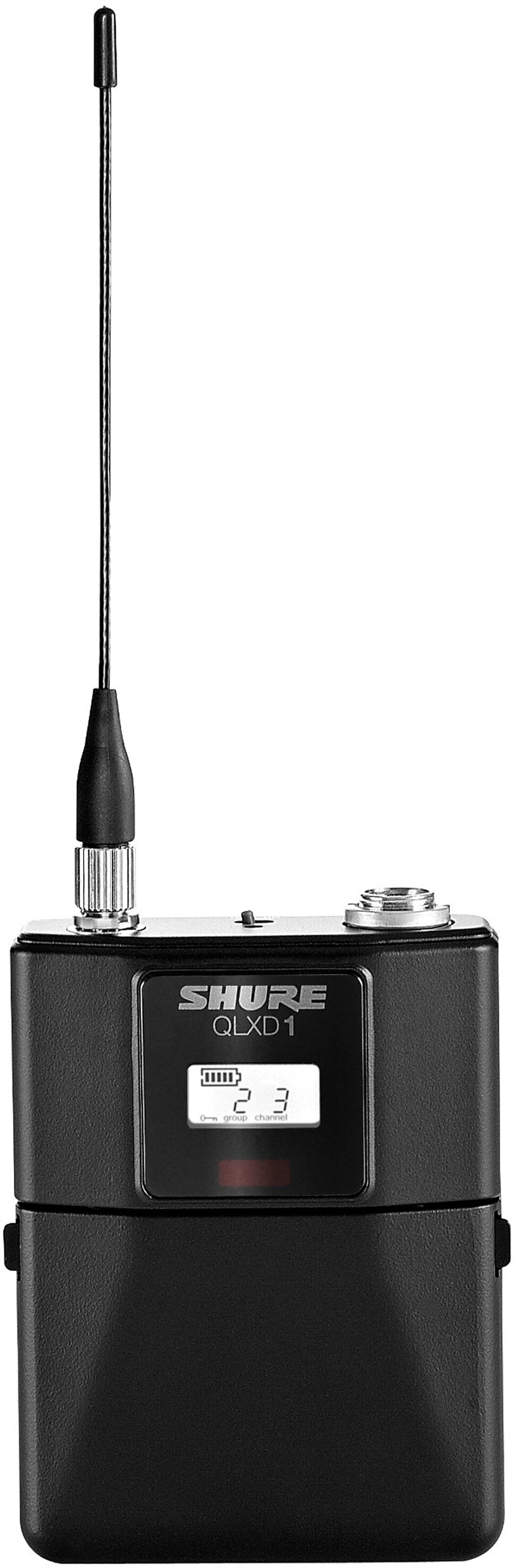 Shure QLXD14/93 Wireless System with WL93 Lavalier Microphone, Action Position Back