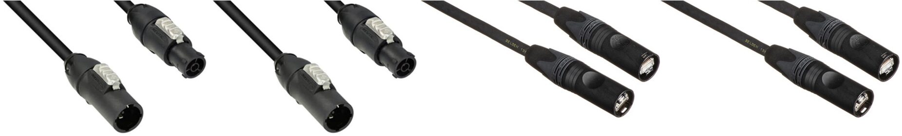 QSC LAKITJNA Jumper Kit PowerCON and Ethernet, New, Action Position Back