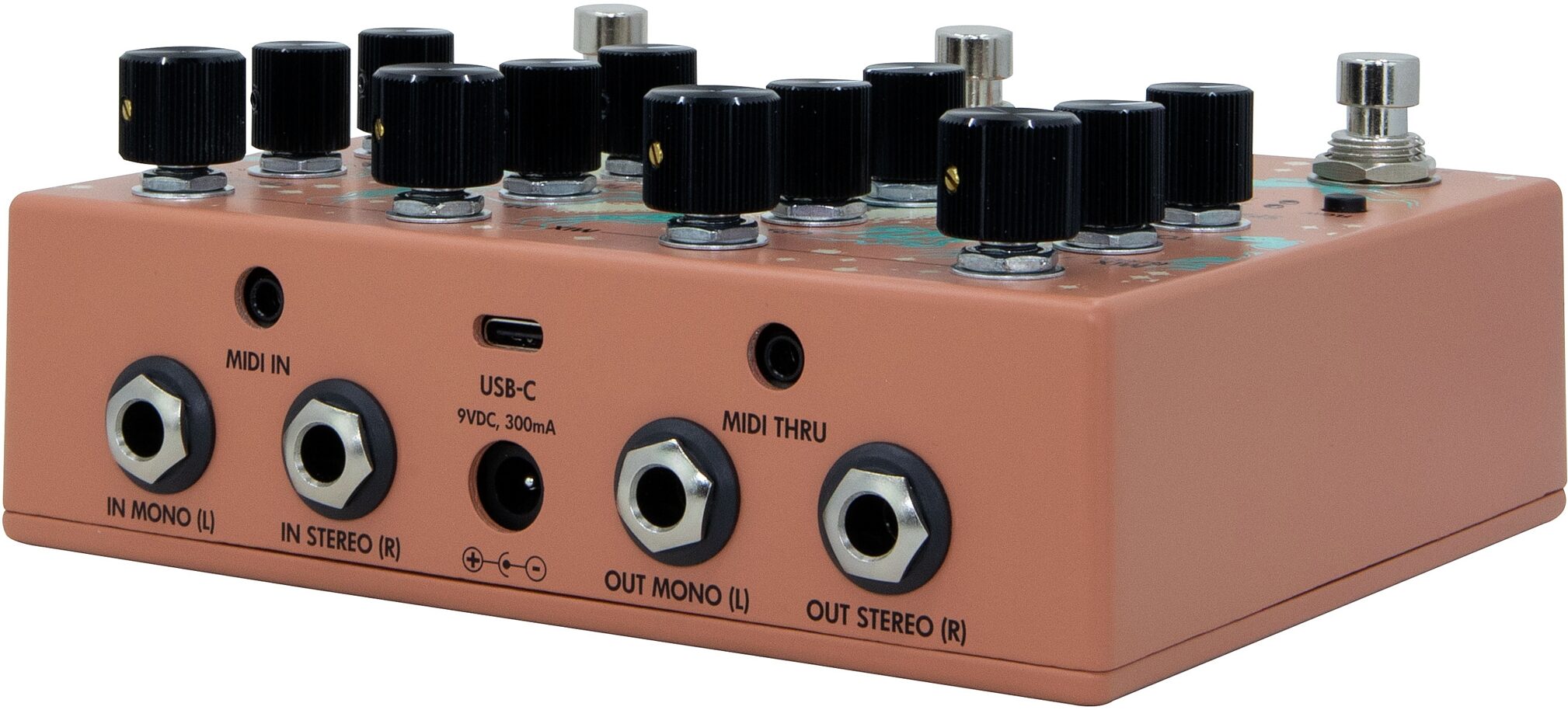 Walrus Audio Qi Etherealizer Pedal, Terracotta, nolabel