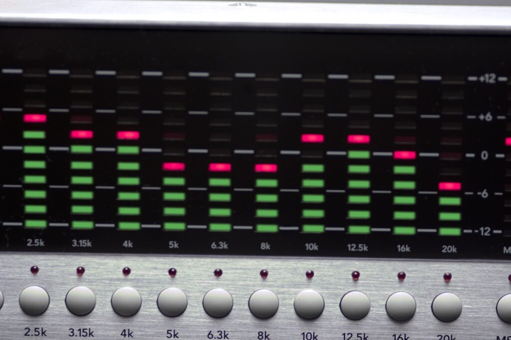 Mackie QuadEQ 4-Channel Digital Graphic Equalizer, Mid Bars